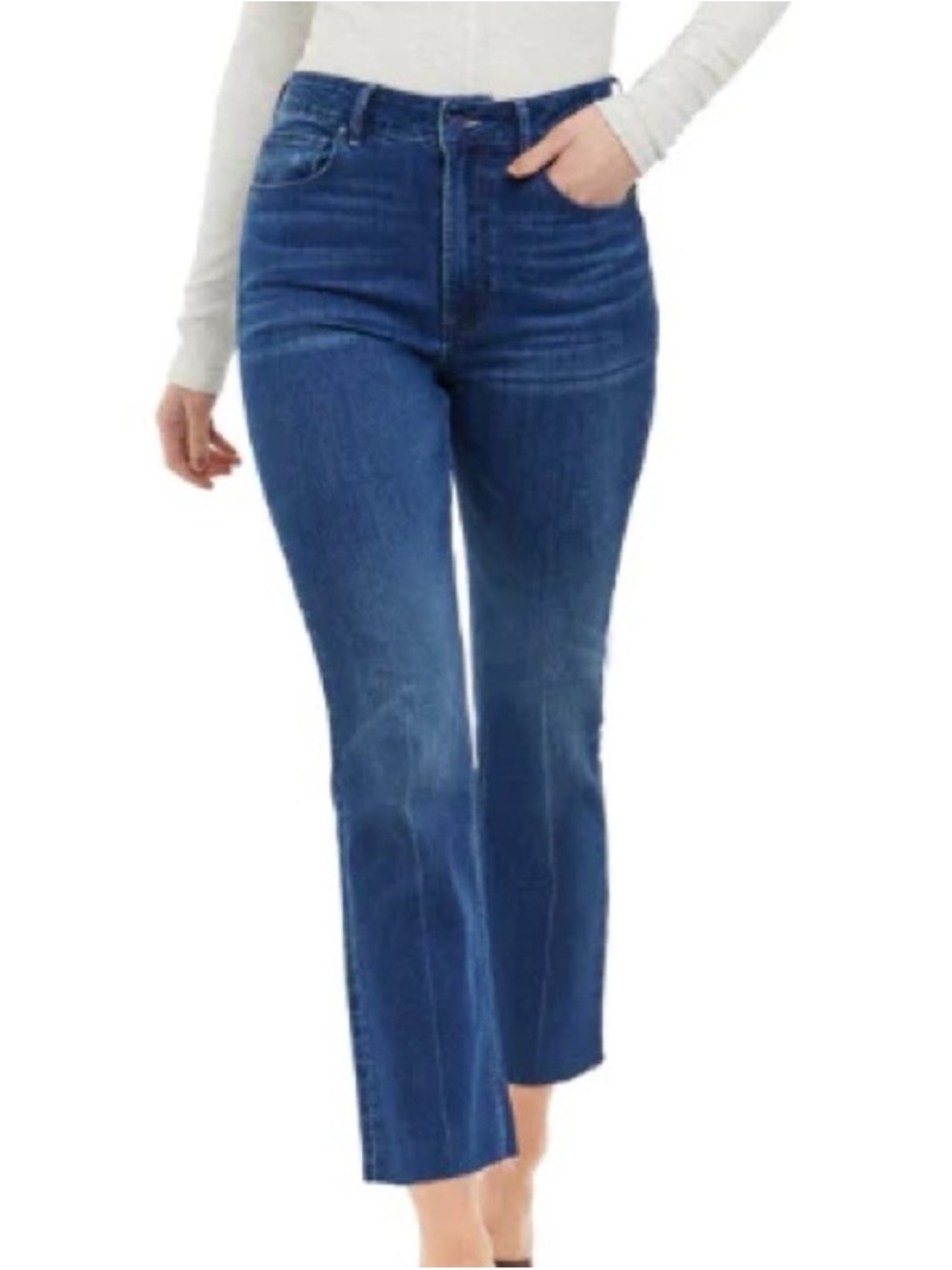 Articles of Society Linden High Rise Cropped Flare Jeans